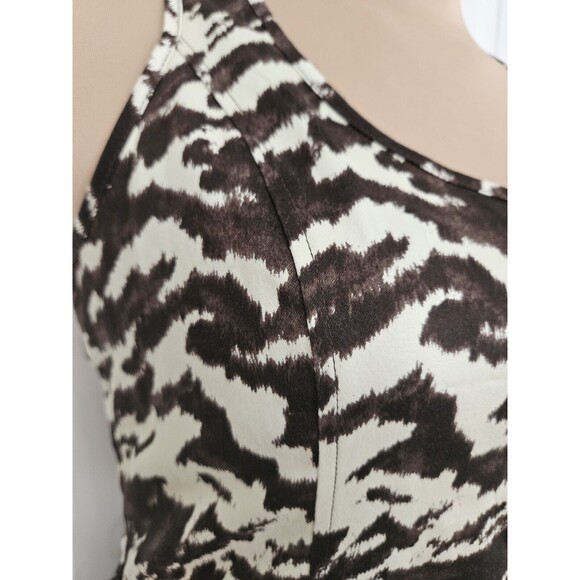 ladies MICHAEL KORS dress size 10 NWT Animal Print Open Back With Belt - Picture 10 of 10